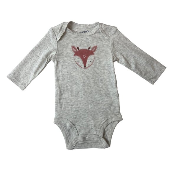 Carters Baby Outfit Set 3-Piece: Sherpa Jacket Jumpsuit & Pants Size 3M - New - Picture 2 of 9